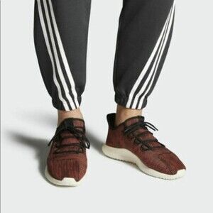 Adidas Tubular Shadow Black Scarlet Red Men's Size 13 AC8791